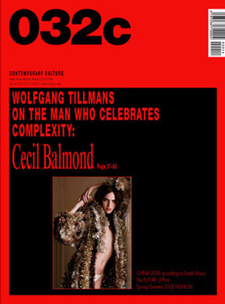 Issue #14 — Winter 2007/2008: Cecil Balmond - 032c