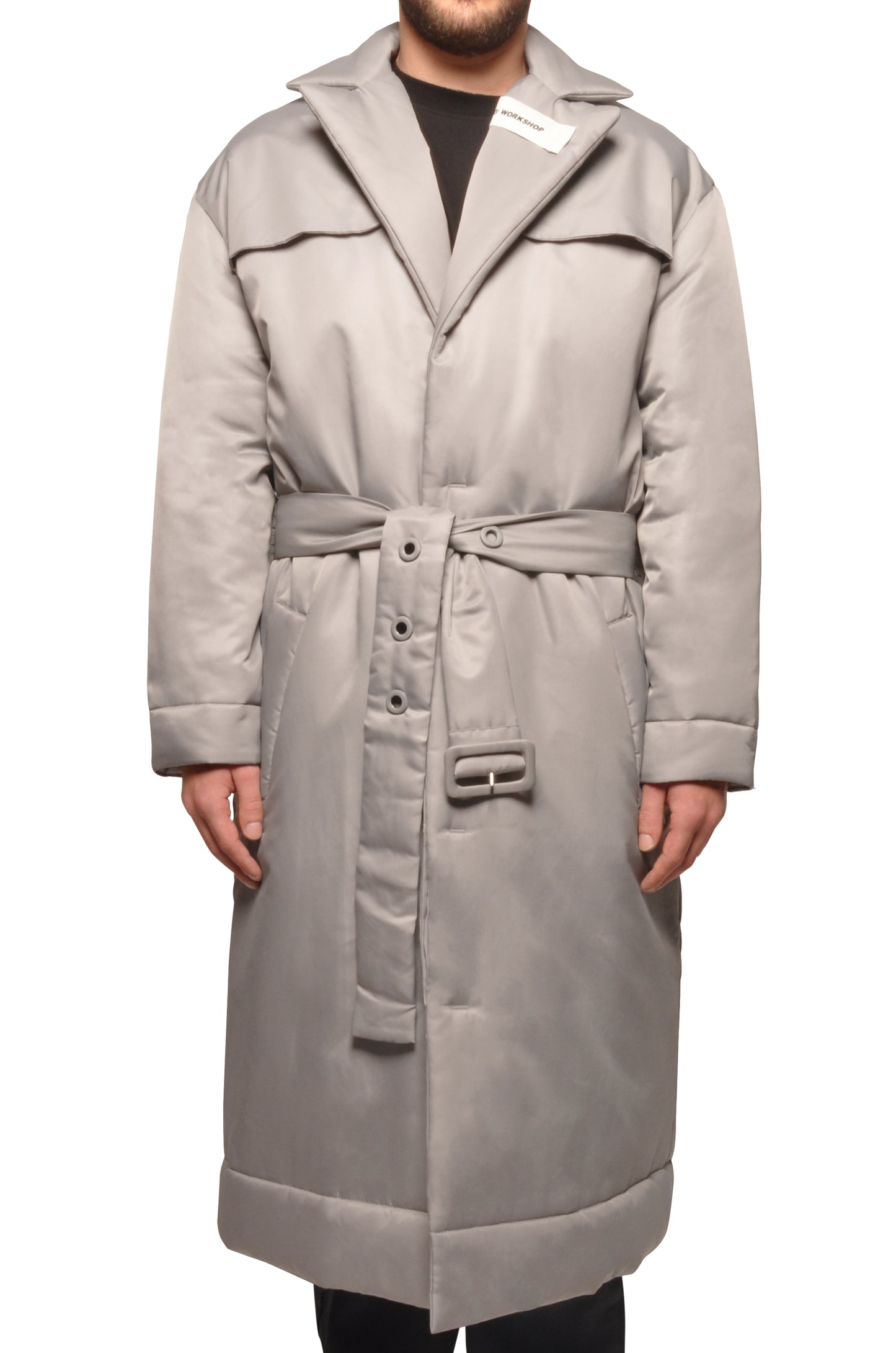 032c COSMIC WORKSHOP 'Wings' Puffer Coat Grey - 032c