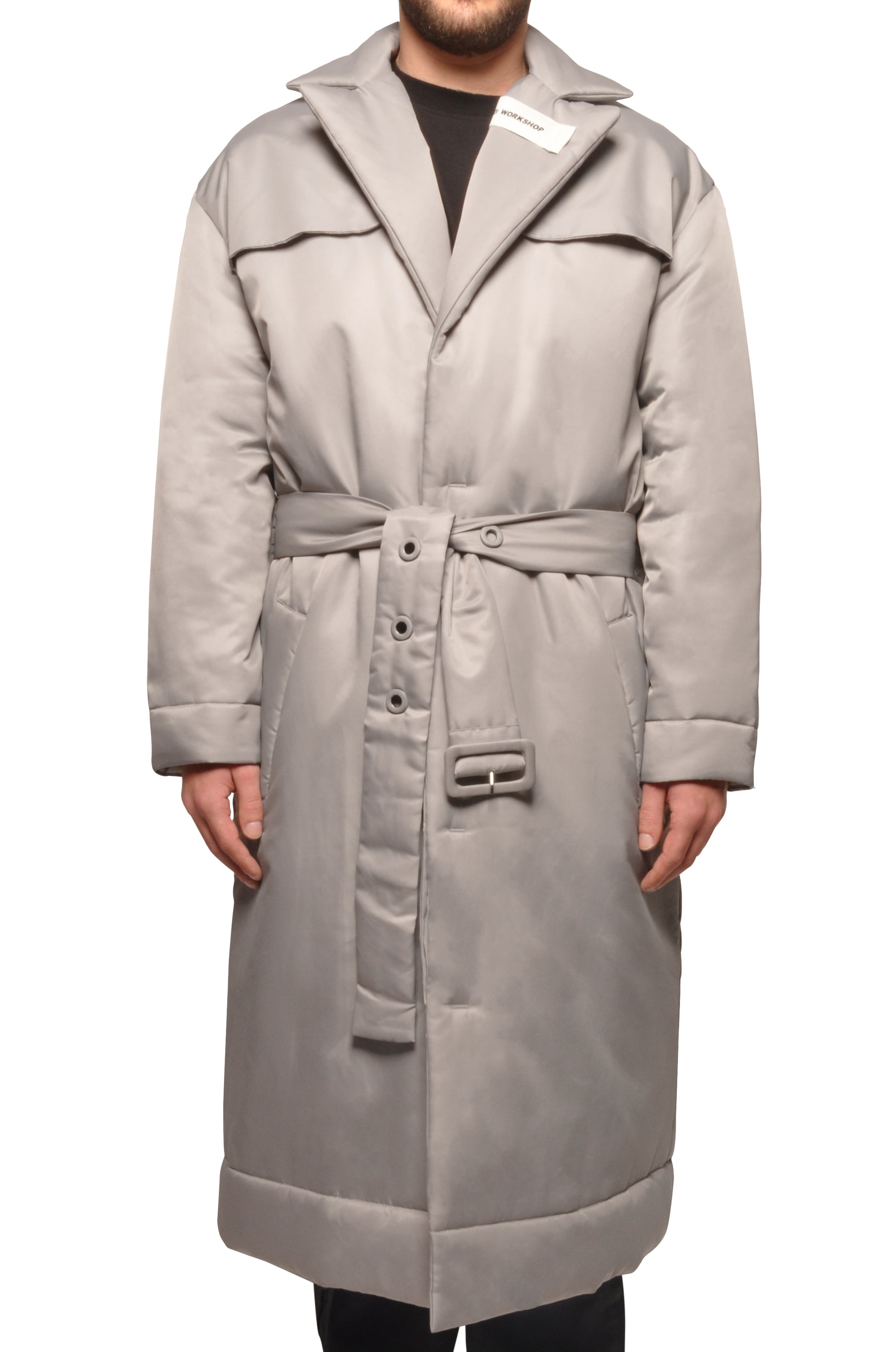 032c COSMIC WORKSHOP 'Wings' Puffer Coat Grey - 032c