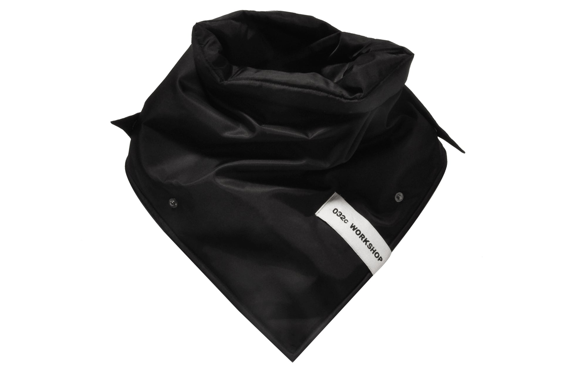 032c COSMIC WORKSHOP 'Morning' Triangle Puffer Scarf - 032c